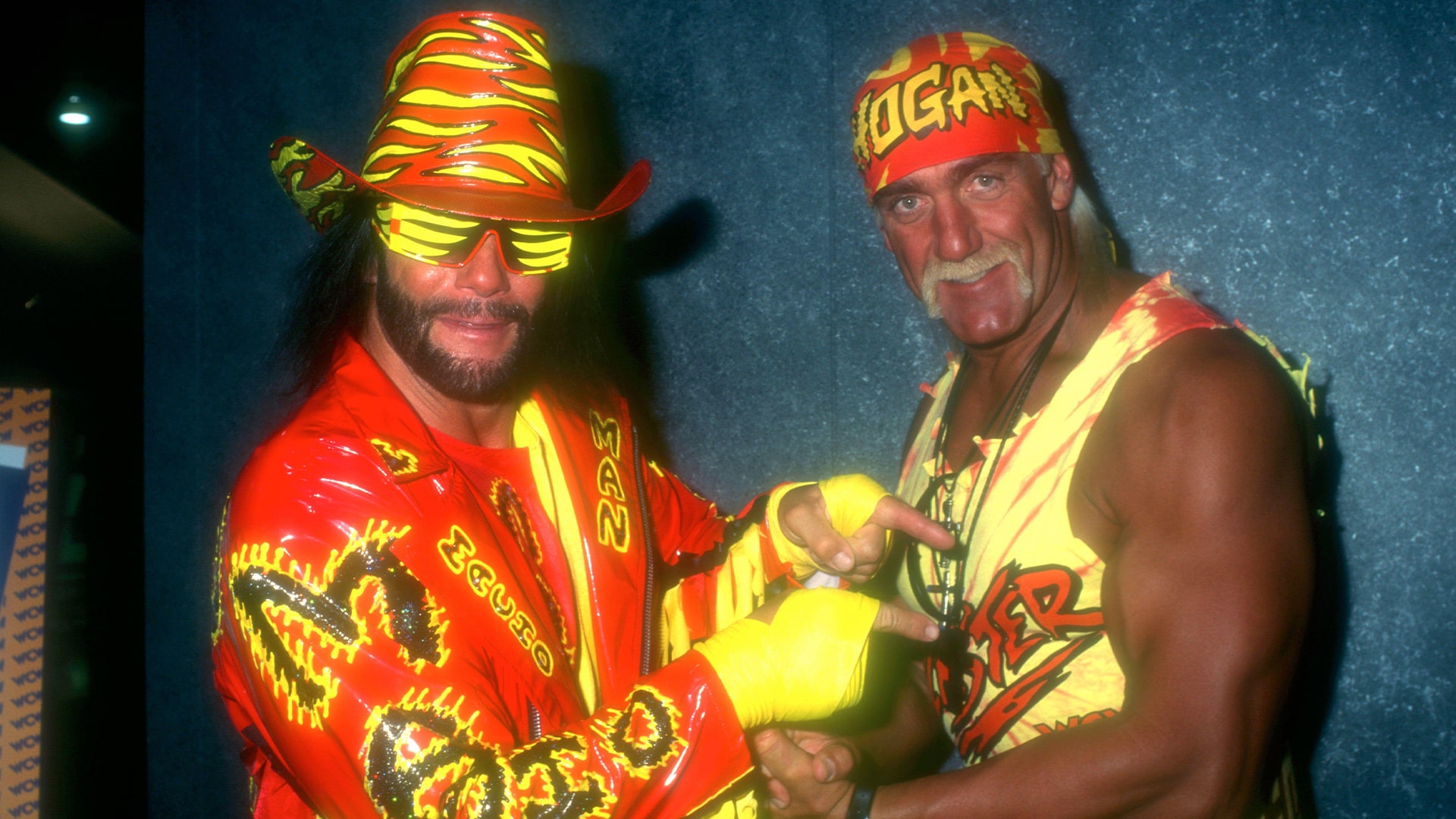 Macho Man Randy Savage with Hulk Hogan