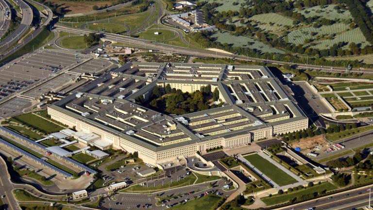 Aerial shot of the Pentagon