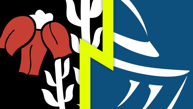 The Blackheath and Doncaster Knights logos side-by-side